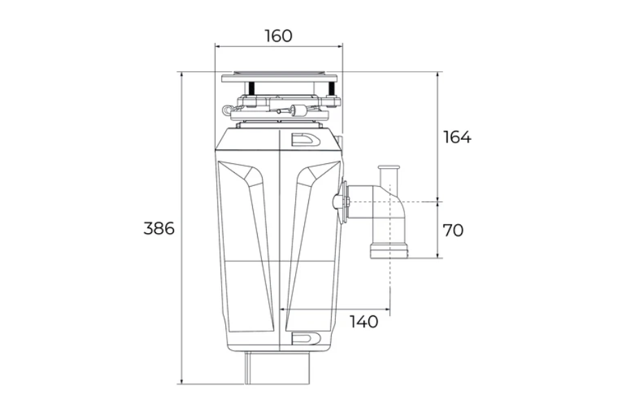 Máy hủy rác TEKA TRS 720 115890050
