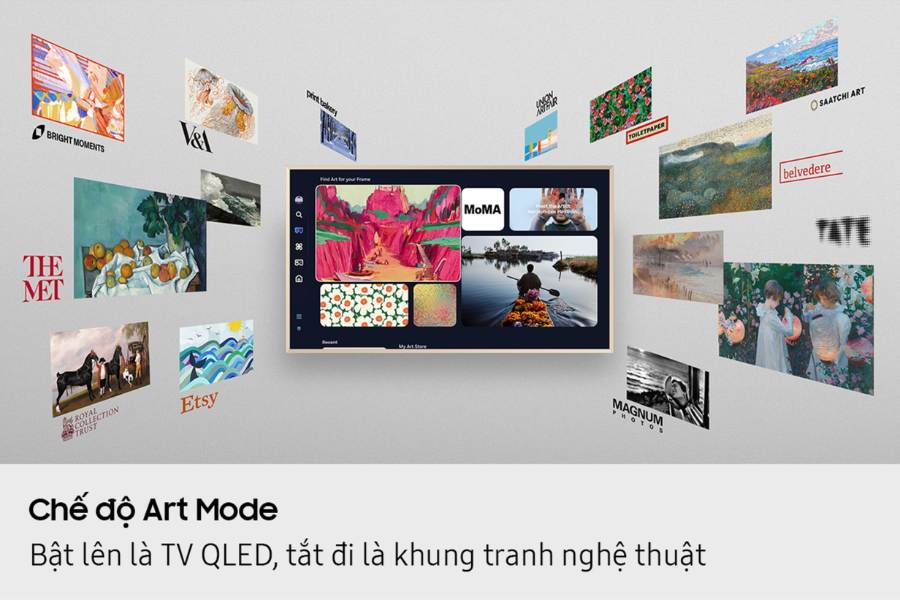 Tivi Samsung QA65LS03FAKXXV AI Smart TV 65 Inch