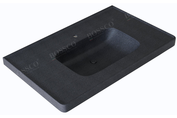 Chậu lavabo Bossco BC-LA8050XĐ xám đen