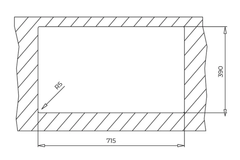 Chậu rửa chén Teka Square 2B 760 TG đá nhân tạo 115260024