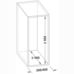 Rổ gia vị dao thớt Hafele Utensio 300 mm 545.14.301