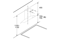 Máy hút mùi Bosch DWA68IJ60I kính cong 600mm màu đen Serie 4