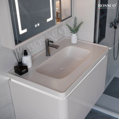 Tủ lavabo Bossco BC-A02K màu kem