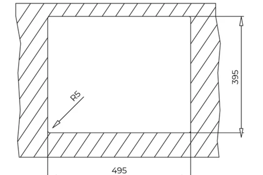 Chậu rửa chén Teka Square 50.40 TG đá nhân tạo 115230020