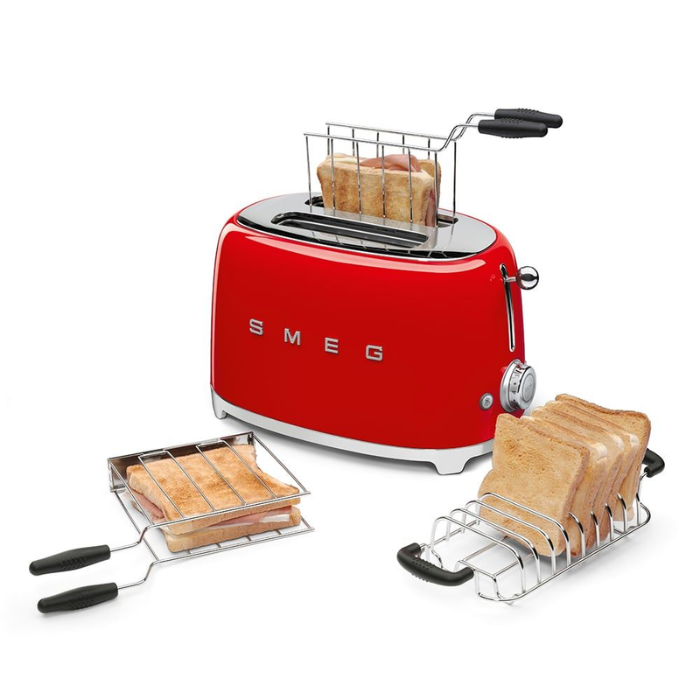 Máy nướng bánh mì Smeg TSF01RDEU màu đỏ