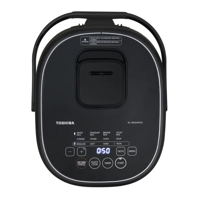 Nồi cơm điện Toshiba RC-18DR4TVN(H) màu xám