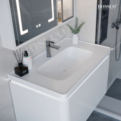 Tủ lavabo Bossco BC-A02T màu trắng