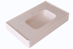 Chậu lavabo Bossco BC-LB8050KKS kem kim sa
