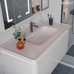 Tủ lavabo Bossco BC-A01K màu kem