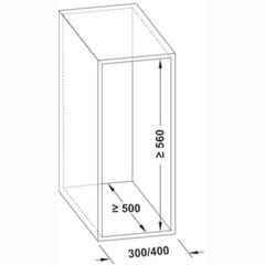 Rổ gia vị Hafele Utensio 400 mm 545.14.324