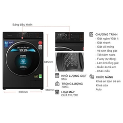 Máy giặt kết hợp sấy Panasonic NA-S106FR1BV inverter 10kg