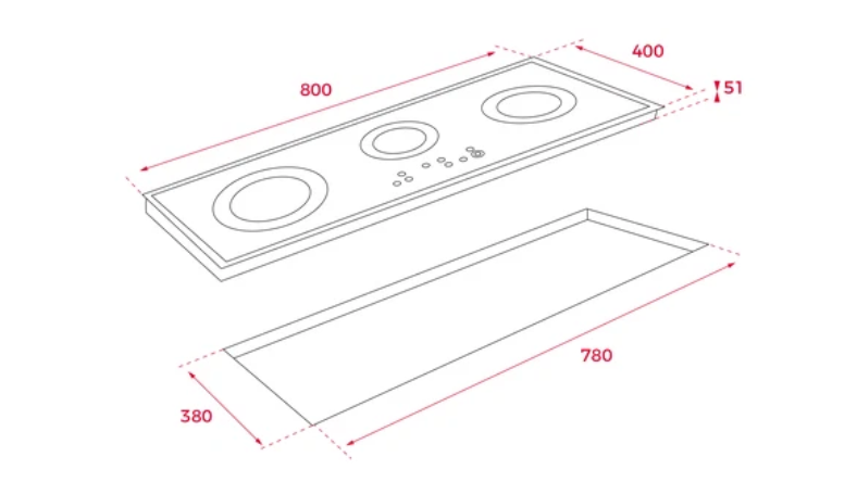 Bếp điện Teka TRC 83631 TCS 112530000