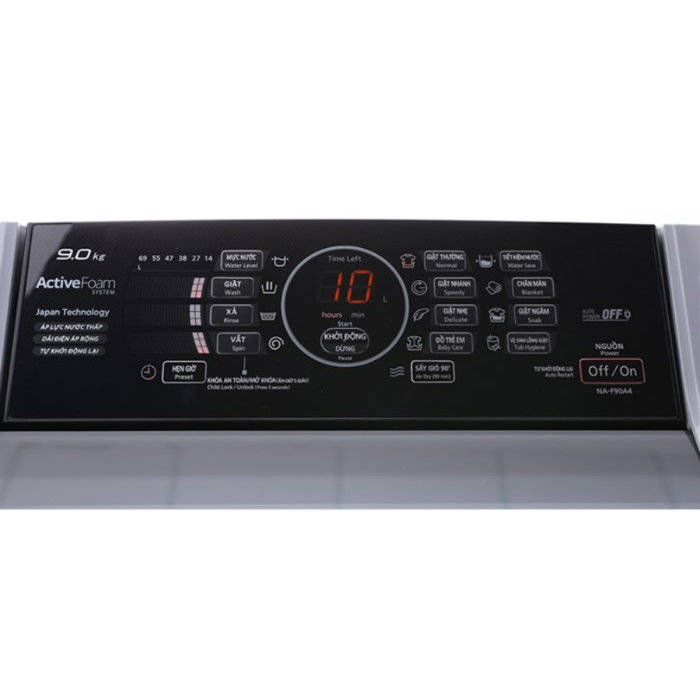 Máy giặt Panasonic NA-F90A4GRV cửa trên 9kg