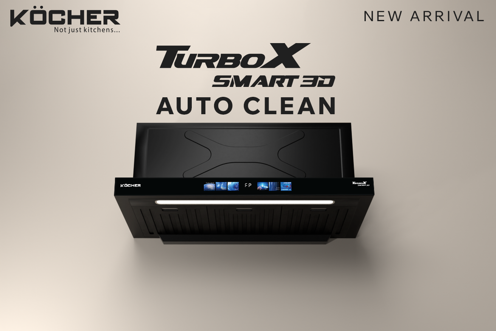 Máy hút mùi Kocher Turbo Smart 3D X3D-350D Auto Clean