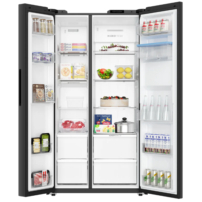 Tủ lạnh Aqua AQR-S633XA(WSL) Side By Side Inverter 569 lít