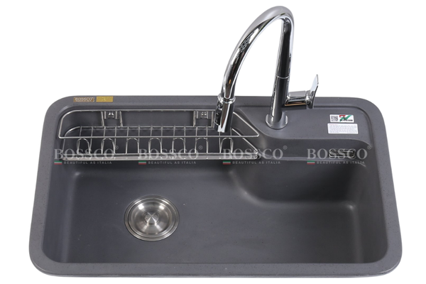 Chậu rửa chén Bossco BC-KT8150XĐ 1 hộc