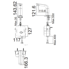Vòi lavabo American Standard WF-3008 cảm ứng