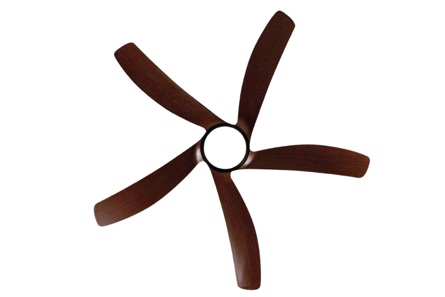 Quạt trần Asia Lighting QT14-DV 5 cánh màu nâu cà phê