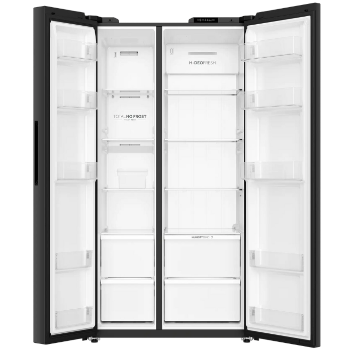 Tủ lạnh Aqua AQR-S633XA(SL) Side By Side Inverter 569 lít