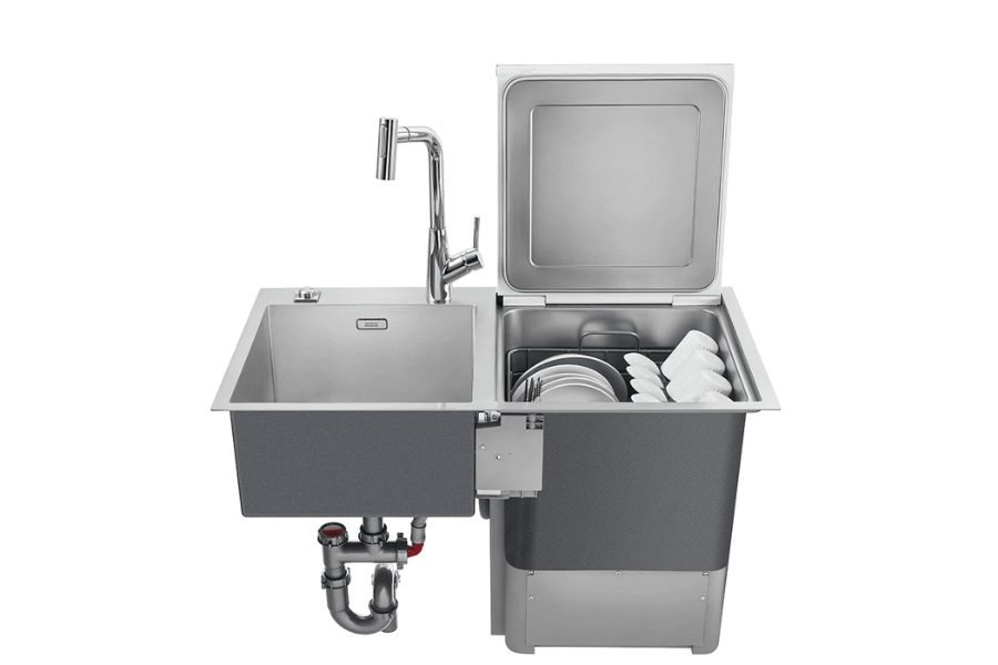 Máy rửa chén tích hợp bồn rửa Franke FSDW50-01BG