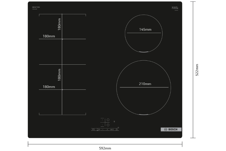 Bếp từ Bosch PWP611BB5E Series 6