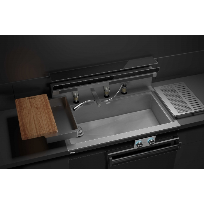 Máy rửa chén Texgio TGUMF11S - 11 bộ đa năng tích hợp rửa sóng siêu âm, sấy khí nóng, UV