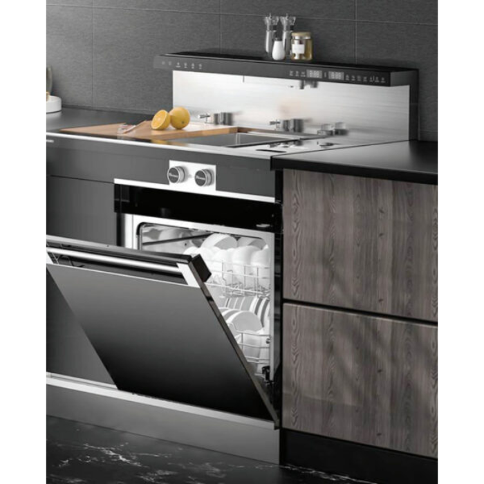 Máy rửa chén Texgio TGUMF11S - 11 bộ đa năng tích hợp rửa sóng siêu âm, sấy khí nóng, UV