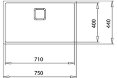 Chậu rửa chén Teka FlexLinea RS15 71.40 PureClean 115000054