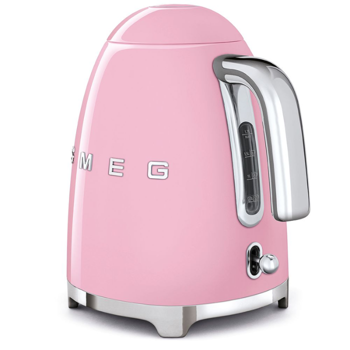Ấm đun siêu tốc Smeg KLF03PKEU màu hồng bóng