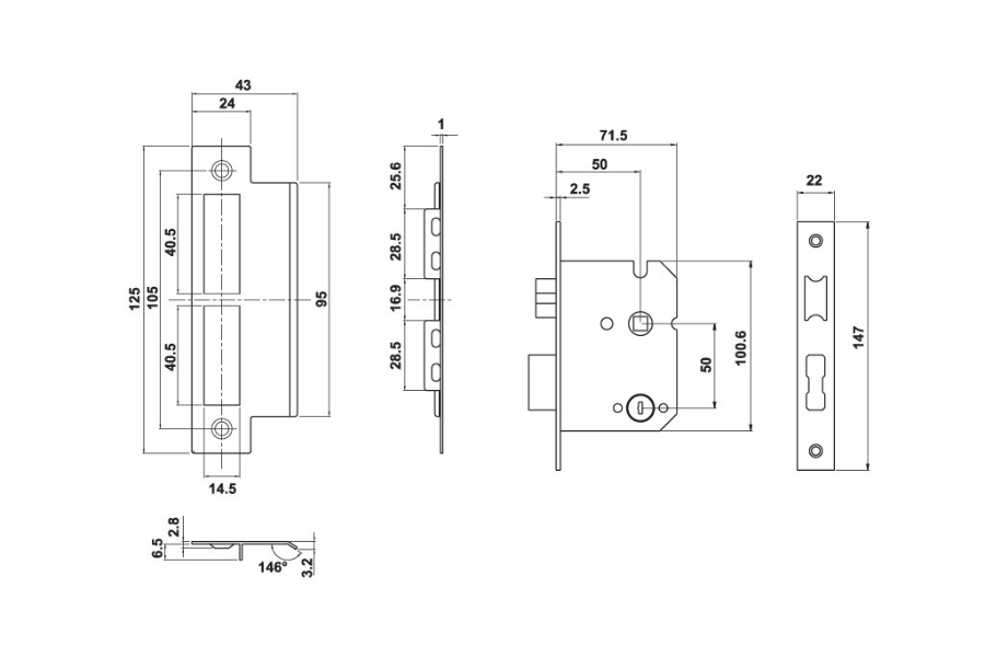 Khóa vân tay BAUMA BM610 Hafele 912.20.392 (91220475 + 91220476 + 91220992)