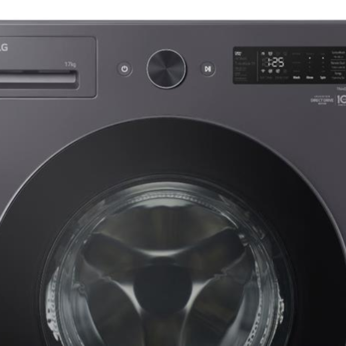 Máy giặt sấy LG F2517RNTG AI DD™ 2.0 Inverter 17/10kg màu đen