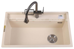 Chậu rửa chén Bossco BC-D8652KKS 1 hộc kem kim sa