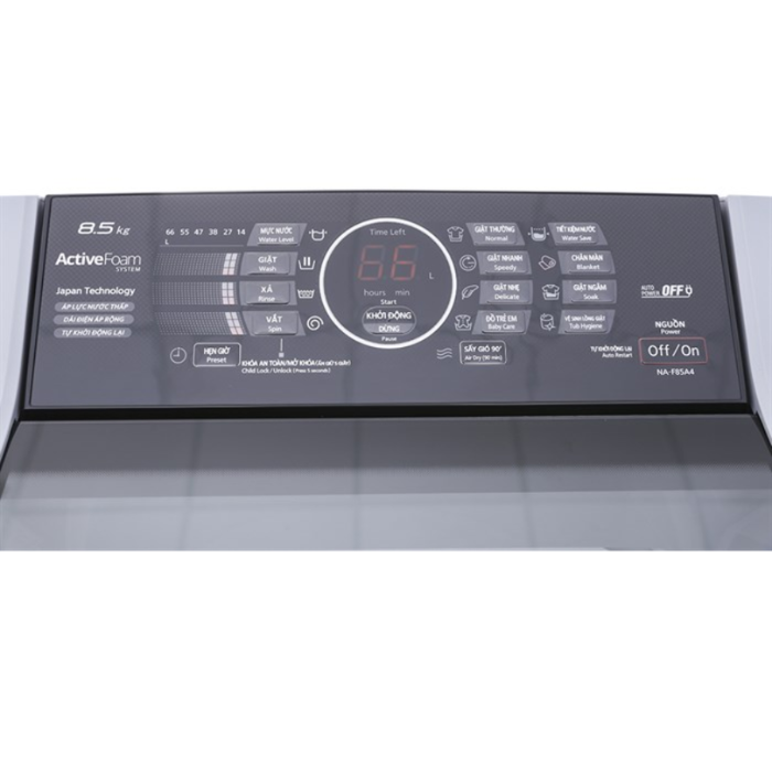Máy giặt Panasonic NA-F85A4GRV cửa trên 8.5kg