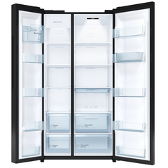 Tủ lạnh Hitachi HRSN9713ESAGBKVN Side by side Inverter 653 lít kính đen
