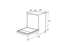 Máy rửa chén Hafele HDW-F601G 535.29.592