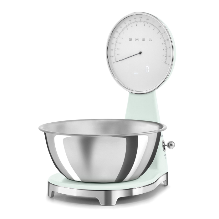 Cân điện tử Smeg KSF01PGWW màu xanh lá pastel
