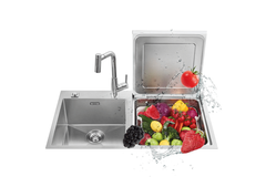 Máy rửa chén tích hợp bồn rửa Franke FSDW50-01BG