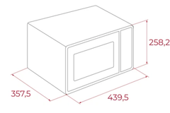 Lò vi sóng Teka MW FS20 WH 112280006