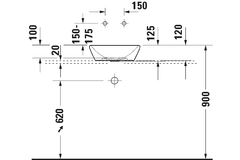 Chậu lavabo Duravit 2371400070 D-Neo