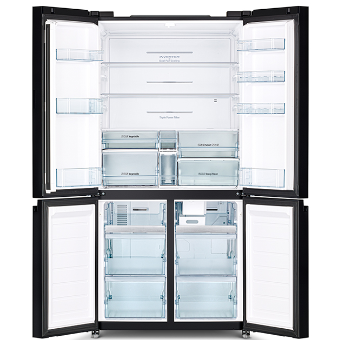 Tủ lạnh Hitachi R-WB700PGV4-GBK Inverter 645 lít Multi Door