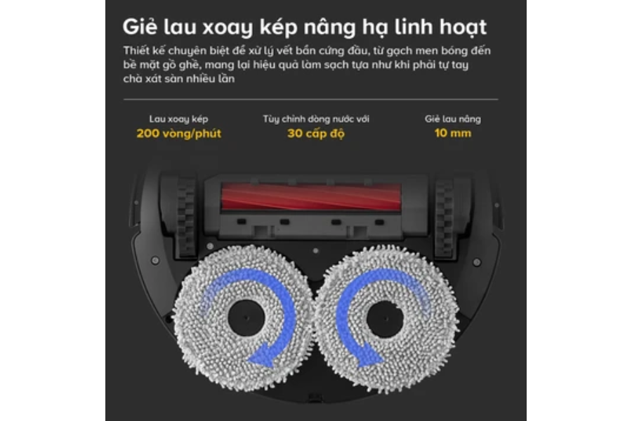 Robot hút bụi lau nhà Roborock QR 798 (màu đen)