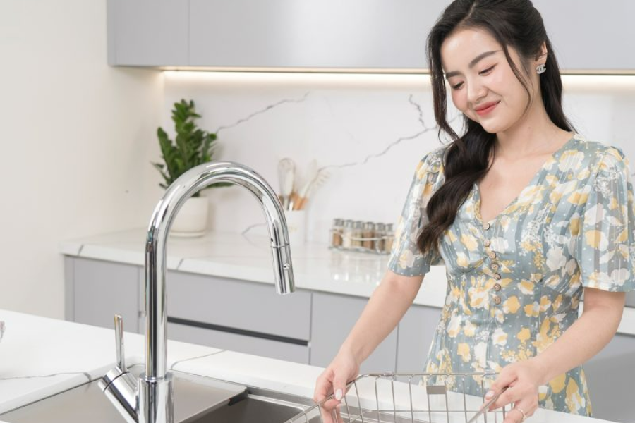 Chậu rửa bát Konox Undermount Sink KN8646DU Dekor Full