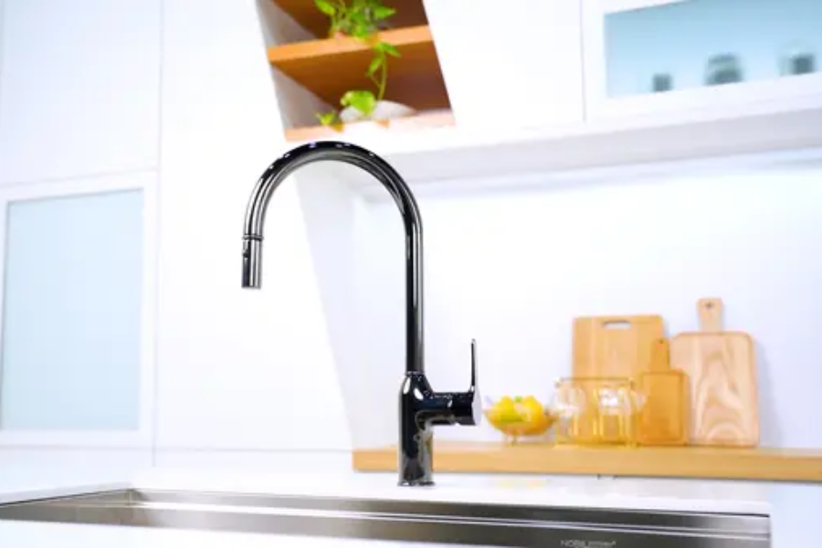 Vòi rửa chén Nobili RING NB130LTB nóng lạnh