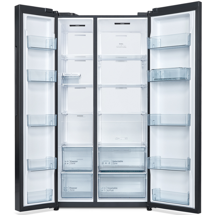 Tủ lạnh Hitachi HRSN9713ESMGWVN Side by side Inverter 656 lít