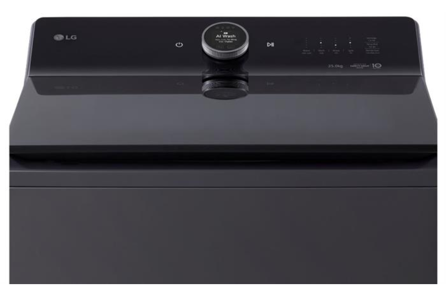 Máy giặt LG TX2725AT9G lồng đứng AI DD™ Inverter 25kg màu đen