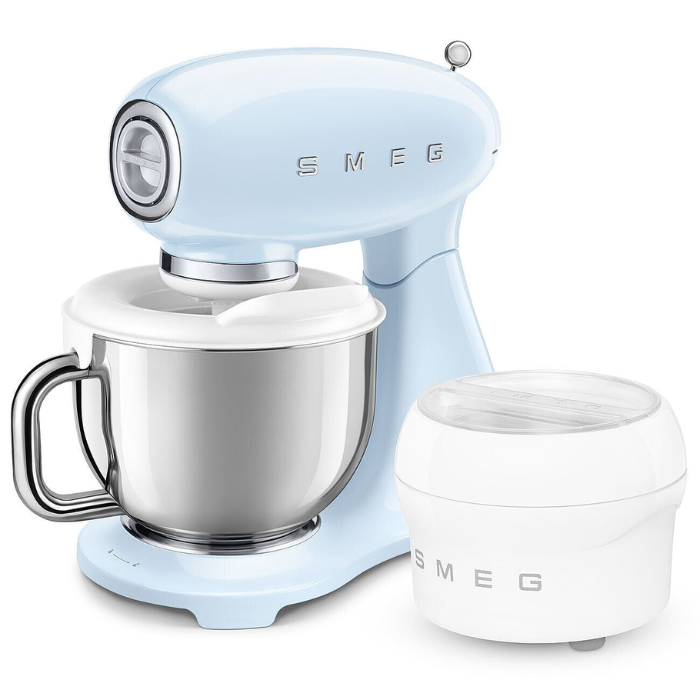 Máy trộn bột đa năng Smeg SMF05PBEU màu xanh pastel