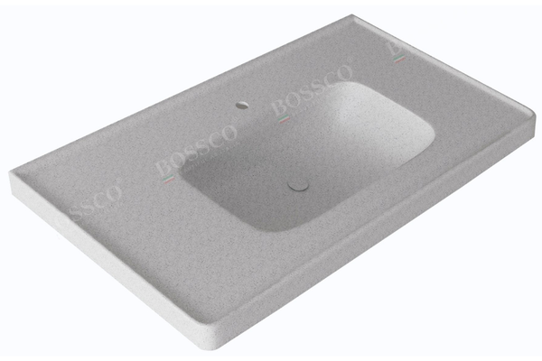 Chậu lavabo Bossco BC-LA8050XKS màu xám kim sa