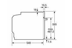 Lò nướng Bosch HBG7241B1 âm tủ 71L