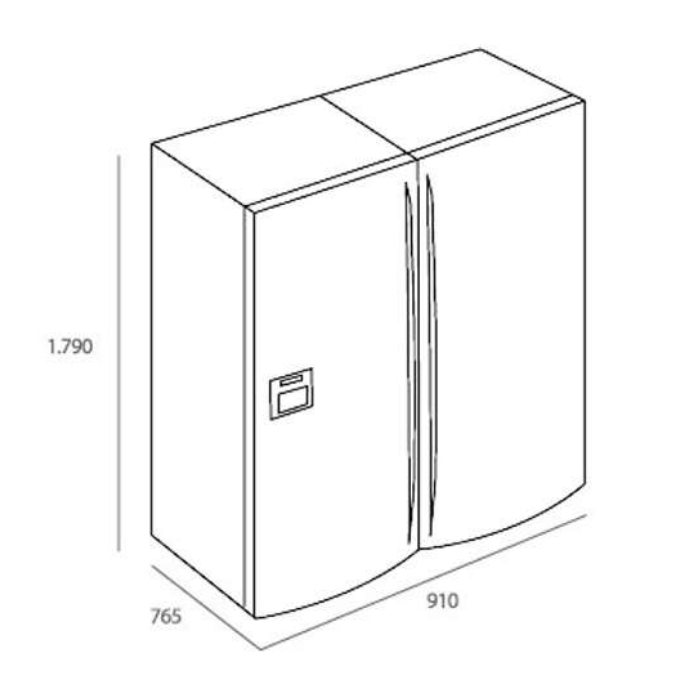 Tủ lạnh side by side Teka NFE3 650X 40659030