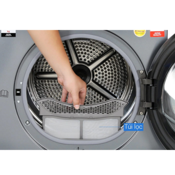 Máy sấy bơm nhiệt TOSHIBA TD-BK110GHV(MK) 10kg
